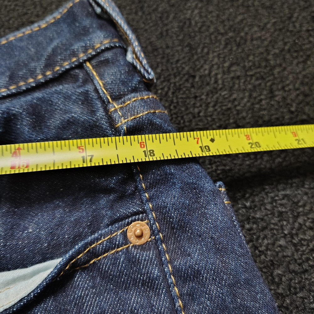 Levi's 550 Relaxed Fit Dark Blue Denim Jeans Men's Size 38x29 - Picture 8 of 10
